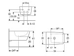 GEBERIT - iCon Závěsný bidet 350x260x540 mm, bílá 231910000