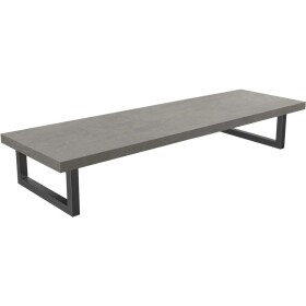 CERANO Deska pod umyvadlo Navira Pro + 2 konzole pod desku - betonově šedá - 100x46x3,6 cm - 606000
