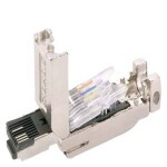 Intellinet 502344 Intellilnet 100ks Cat6 modulární zástrčky RJ45 UTP, 2-bodový žíla kontakty pro dráty 100 adaptér pro Beche 502344 krimpovací kontakt Počet