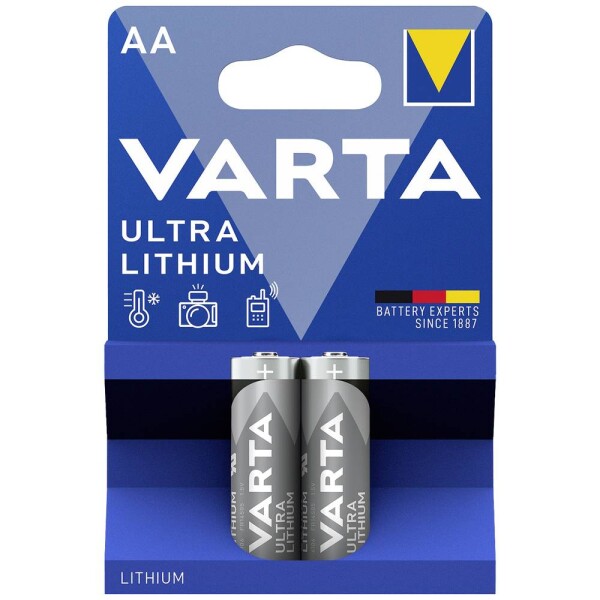 Varta LITHIUM AA Bli 2 tužková baterie AA lithiová, 2900 mAh, 1.5 V, 2 ks