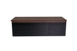 Koupelnová skříňka s krycí deskou Naturel Monza 119x30x45 cm ořech mat MONZA120BN MONZA120BN
