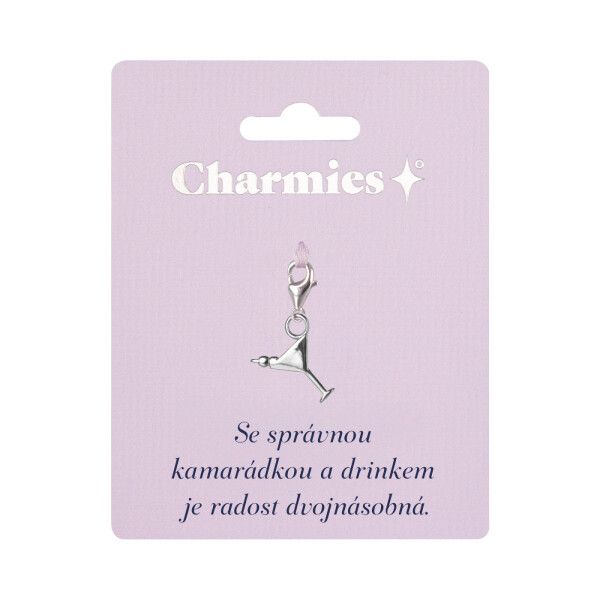Stříbrný přívěsek drinku - Kamarádka - Albi