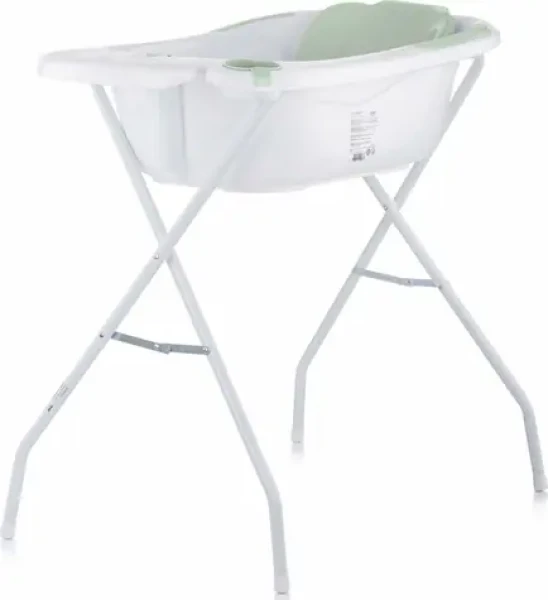 CHIPOLINO Vanička s podložkou a stojanem Vela 87cm Mint (153009)