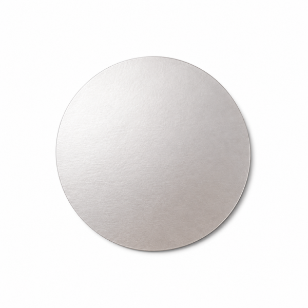 Podložka pod dort tenká Cake Star stříbrná matná kruh 30 cm (1 ks)