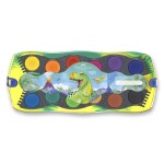 Vodové barvy Faber-Castell Connector Dinosaurus 13 ks
