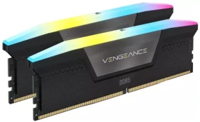 Corsair Vengeance RGB 64GB (2x 32GB) DDR5 6400MHz / CL32 / DIMM / XMP 3.0 (CMH64GX5M2B6400C32)