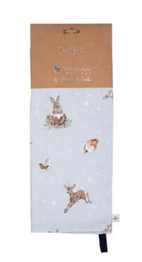 Utěrka Wrendale Designs "Winter Woodland" - Vánoční les
