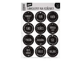 Samolepky na kořenky koření