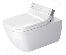 DURAVIT - Happy D.2 Závěsné WC pro bidetové sedátko SensoWash, Rimless, sWonderGliss, bílá 25505900001