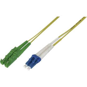 Digitus AL-9E2000LC-10I optické vlákno optické vlákno kabel [1x zástrčka E2000®/APC 8° - 1x zástrčka LC] 9/125 µ Singlemode OS2 10.00 m