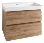 AQUALINE - ALTAIR umyvadlová skříňka 76x60x37cm, dub emporio AI388