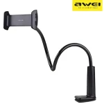 AWEI X3 černá / Stolní držák telefonu a tabletu / 4-10,5" / flexibilní rameno / uchycení na stůl (X3B)