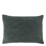 Chic Antique Prošívaný povlak na polštář Aix Forest Green 40 × 60 cm, zelená barva, textil