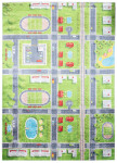 DumDekorace DumDekorace Dětský koberec motivem zeleného města