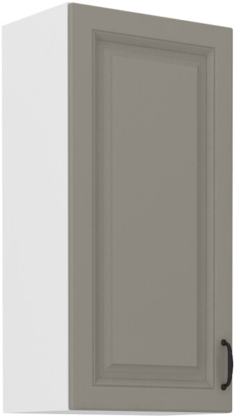Horní skříňka Stilo 45 G-90 1F Barva korpusu: Bílá, Barva dvířek: Clay Grey