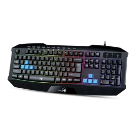GENIUS Scorpion K215 černá / Herní drátová klávesnice / podsvícená / USB / CZ+SK layout (31310474118)