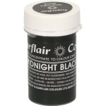 Gelová barva midnight black pastelová 25g - Sugarflair