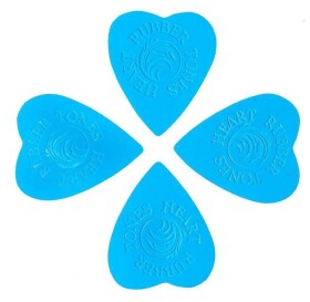 Timber Tones Rubber Tones Heart Blue Silicon 4-Pack