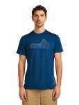 ICEBREAKER Mens Mer 125 Cool-Lite Sphere SS Tee Beta, Atlantis velikost: XXL