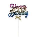 Cesil Cesil Zápich do dortu barevný Happy Birthday barevný