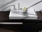 Laufen - Kartell Umyvadlo 90x46 cm, se 3 otvory pro baterii, SaphirKeramik, bílá H8103380001581