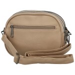 Trendy koženková crossbody kabelka Jennifer, béžová