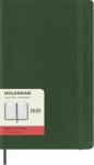 Moleskine Diář 2025 zelený L, denní, měkký