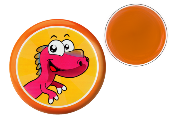 Mamido Létající disk Frisbee dinosaurus oranžový