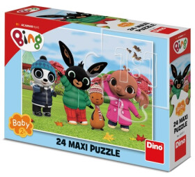 Puzzle MAXI Bing na podzim 24 dílků