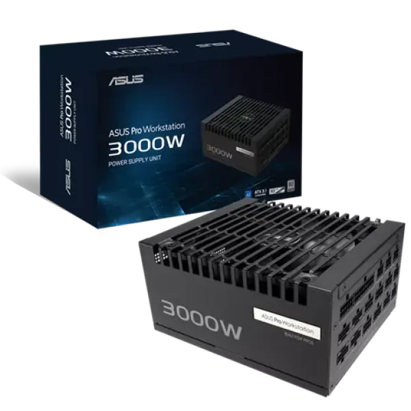 Asus Pro WS 3000W Platinum / Napájecí zdroj / 3000 W / ATX 3.1 / 80 PLUS Platinum / Fully Modular (90YE00Z0-B0EA00)