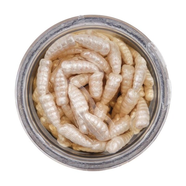 Berkley Červi Gulp! Alive! Waxies - White,Berkley Červi Gulp! Alive! Waxies - White