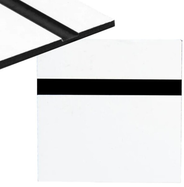 Gravírovací laminát 300 x 200 x 1,3 mm - Bílý, černý