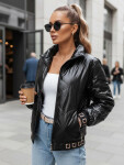 Dámská prošívaná bunda bomber černá FashionStreet TY5292 L