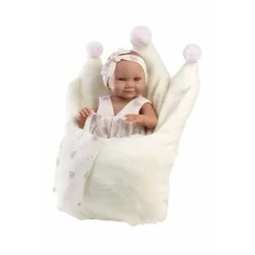 Llorens 73814 NEW BORN HOLČIČKA - realistická panenka miminko s celovinylovým tělem - 40 cm