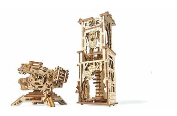 Ugears 3D mechanické puzzle Archbalista a věž 292 ks