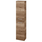 Dřevojas - Vysoká skříň DOOR SV1D2 35 - D21 Tobacco / Úchytka T04 / D21 Tobacco / Levé 341640E