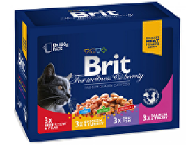 Brit Premium Cat kapsa Family Plate 1200g (12x100g)