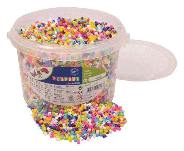 Zažehlovací korálky v kbelíku 20000 ks - Velikonoce