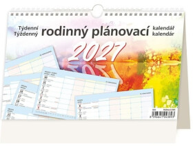 Kalendář stolní 2027 - Týdenní rodinný plánovací