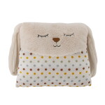 Bloomingville Dětský polštář Villja 45 × 45 cm, krémová barva, textil