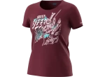 Dynafit 24/7 Artist Series Cotton dámské triko Burgundy/Steep&Deep vel. M