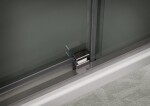 HOPA - Sprchové dveře URBAN ESSENCE N1FS - BARVA rámu - Hliník ossidato, Rozměr A - 140 cm, Směr zavírání - Pravé (DX), Výplň - Čiré bezpečnostní sklo - 6 mm BEN14DXA1