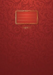 Sešit Premium červené ornamenty A5 - Sešity