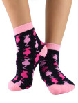 Dívčí ponožky Noviti SF006 Girl Froté ABS 23-34 mix barev-mix designu 27-30
