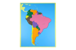 Moyo Montessori Moyo Montessori Puzzle - mapa Jižní Amerika - bez rámečku
