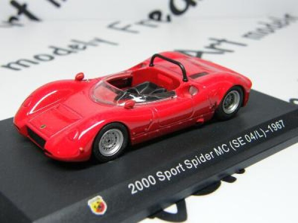 11- ABARTH - 2000 Sport Spider MC SE 04/L 1967 - HACHETTE 1:43