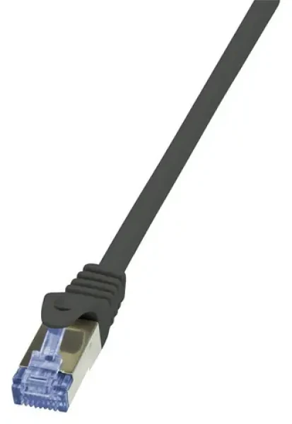 LogiLink PrimeLine černá / Patch kabel / Cat7 S/FTP / 0,5 m / RJ-45 / LSZH (CQ4023S)