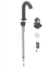 GEBERIT - Piave Elektronická umyvadlová baterie, bateriové napájení, easy to clean, matná černá 116.184.14.1