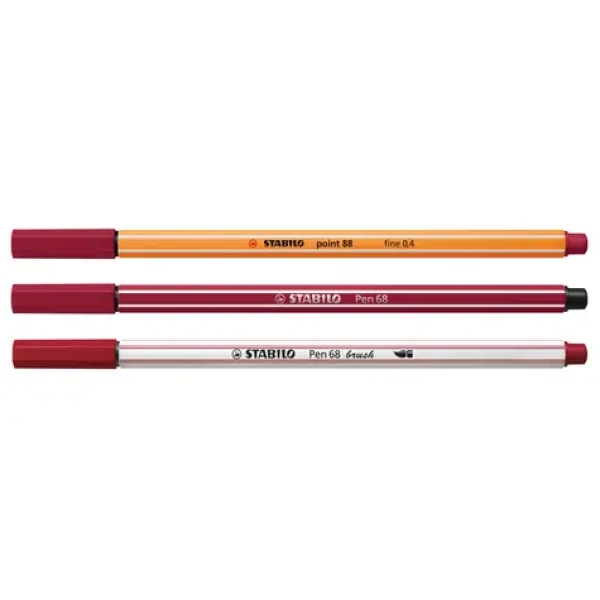 STABILO® Pen 68 brush, Pen 68 point 88 - ARTY - 30 ks sada v plechu (87-3432)