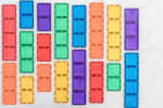Connetix Connetix Tiles - Magnetická Stavebnice Duhové Obdélníky 18 ks